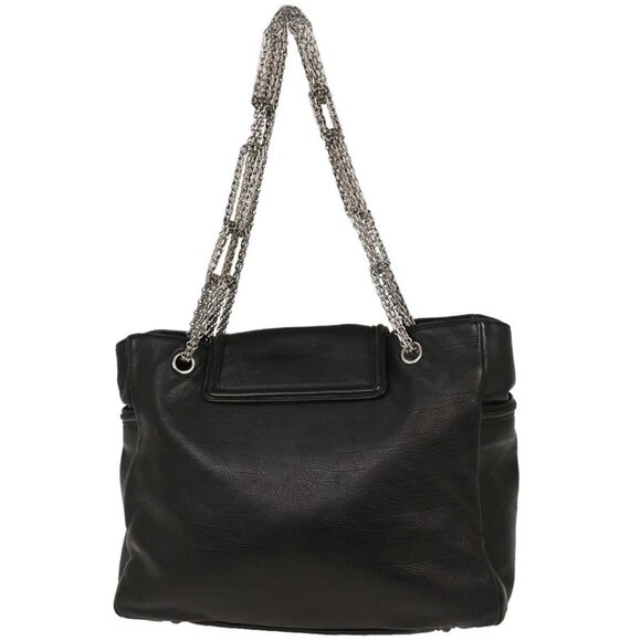 Chanel Black Lambskin Mademoiselle Lock Handbag - Picture 2 of 9